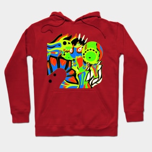 huilzil, the armored alien ecopop Hoodie